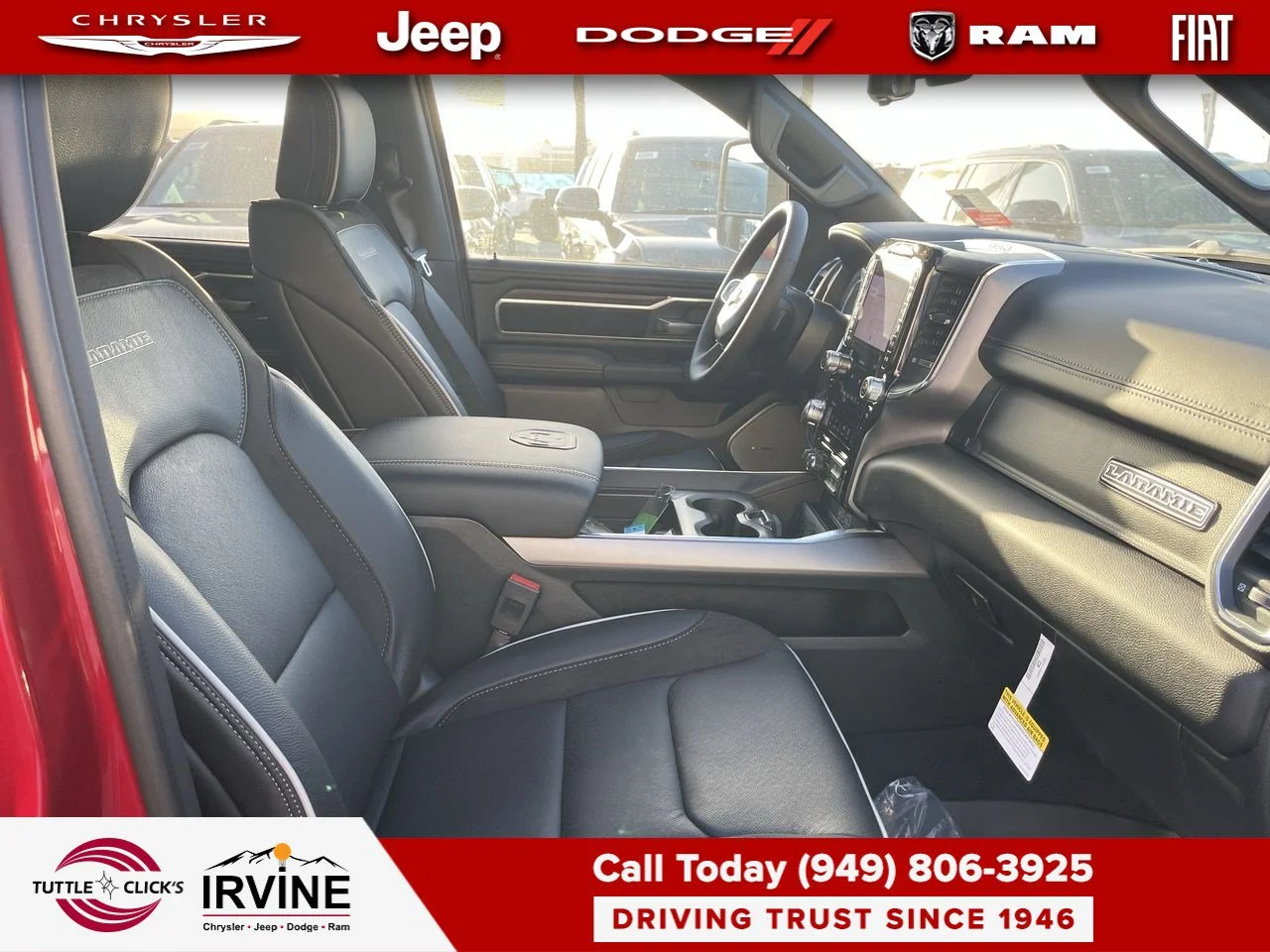New 2027 Molten Red Pearl-Coat Exterior Paint RAM Laramie image 22