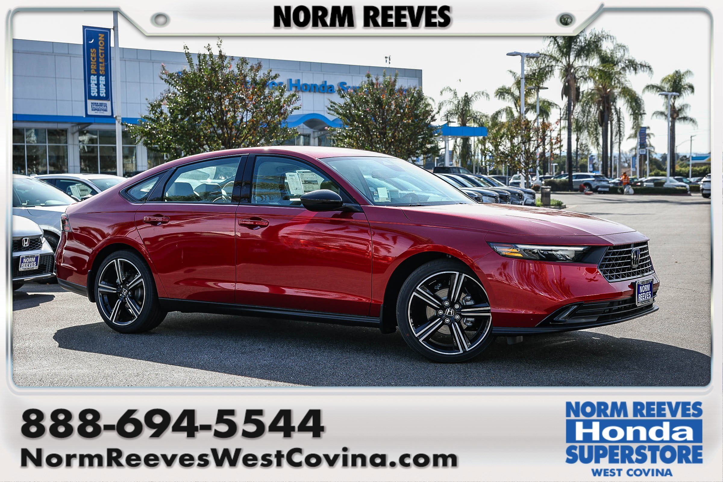 New 2026 Radiant Red Metallic Honda SE CVT image 1
