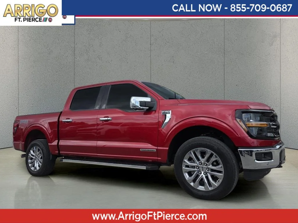 Used 2024 Red Metallic Ford XLT image 1