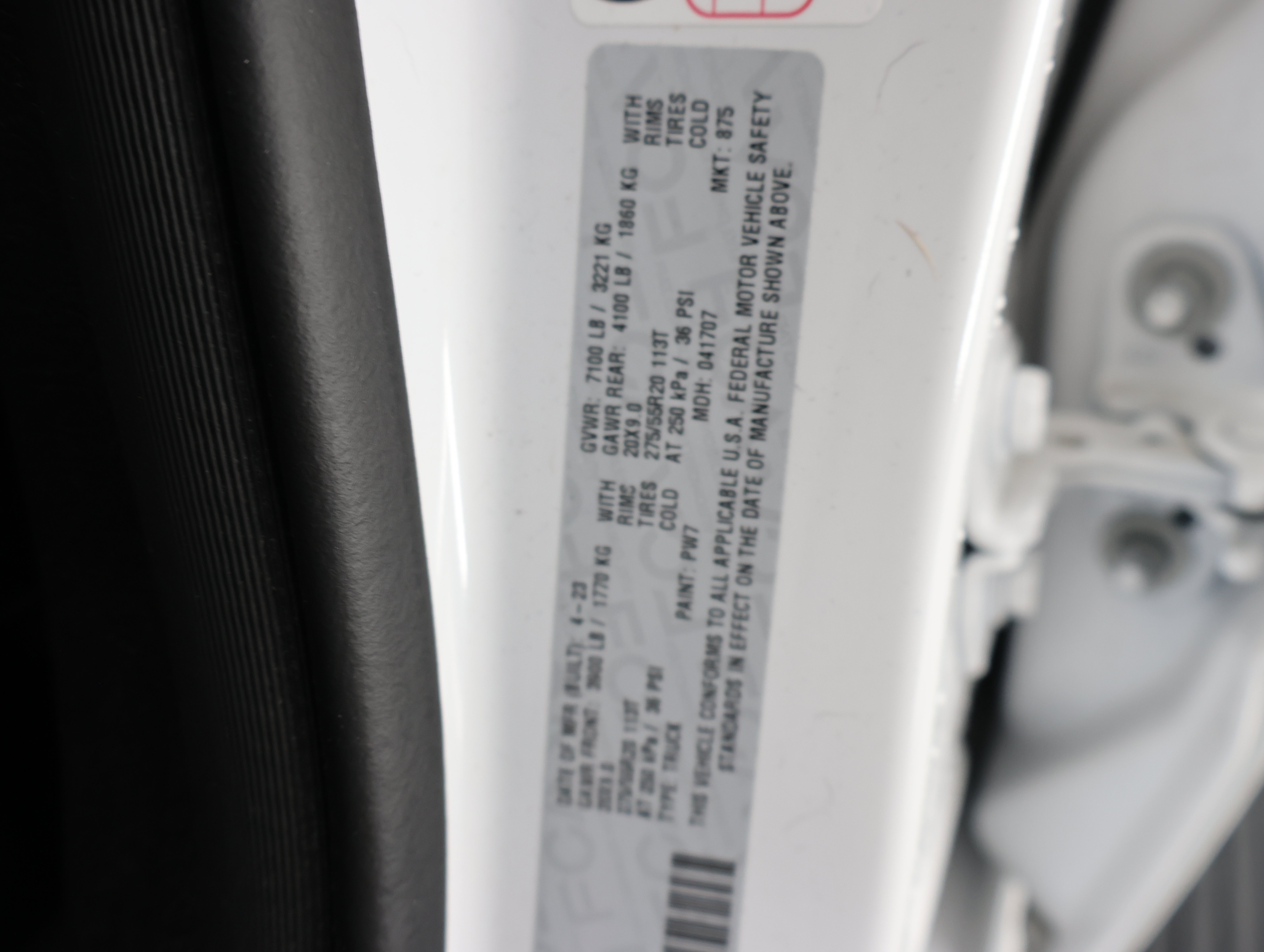 Used 2023 Bright White Clearcoat Ram 4x4 Crew Cab Limited: CREW-SHORT-LIMITED LVL 1-NAV-PANO-4WD-HEMI-360 CAM image 77