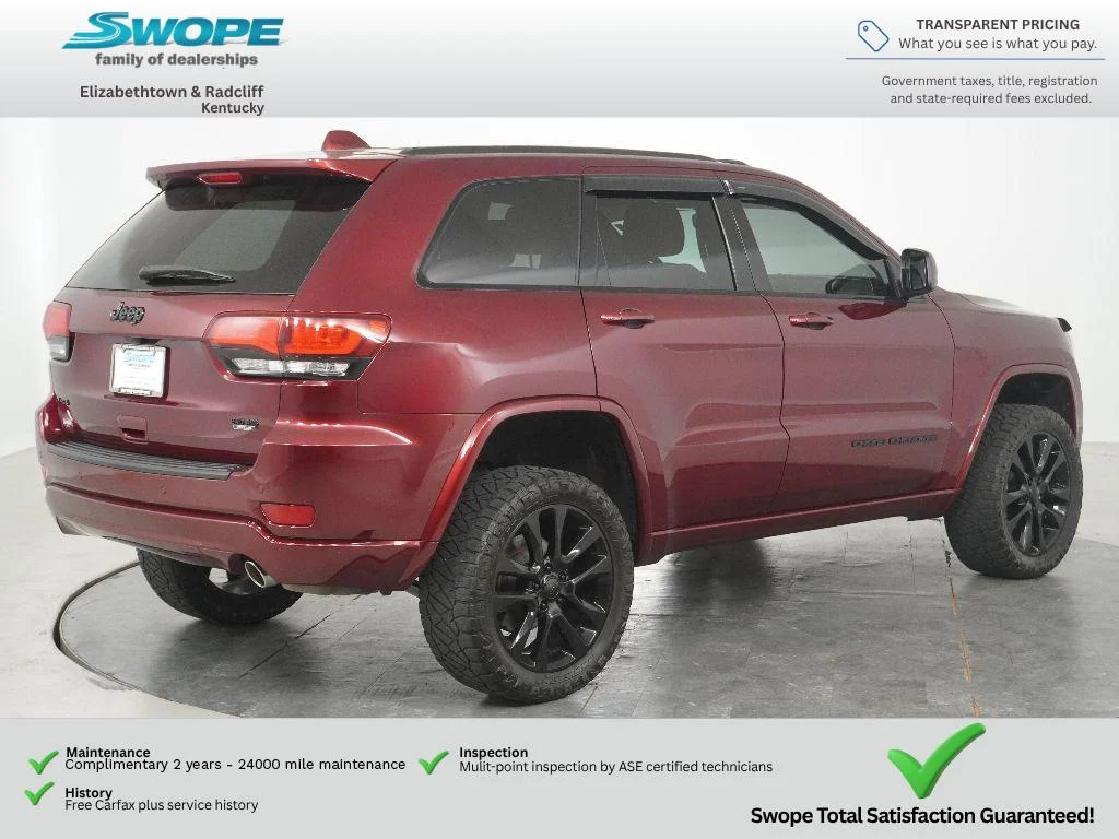 Used 2019 Velvet Red Pearlcoat Jeep Altitude image 3