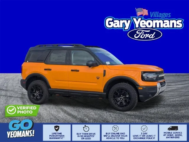 New 2026 Orange Ford Badlands image 1
