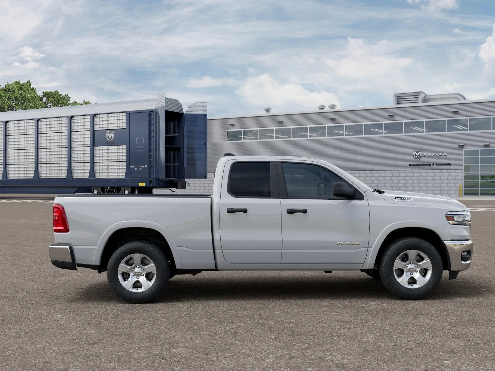 New 2026 Bright White Clear-Coat Exterior Paint RAM Big Horn/Lone Star image 12