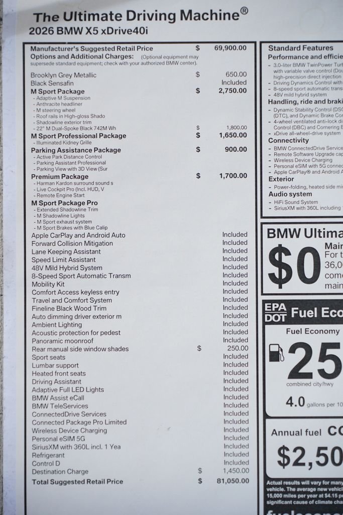 2026 BMW X5 40i - Photo 8