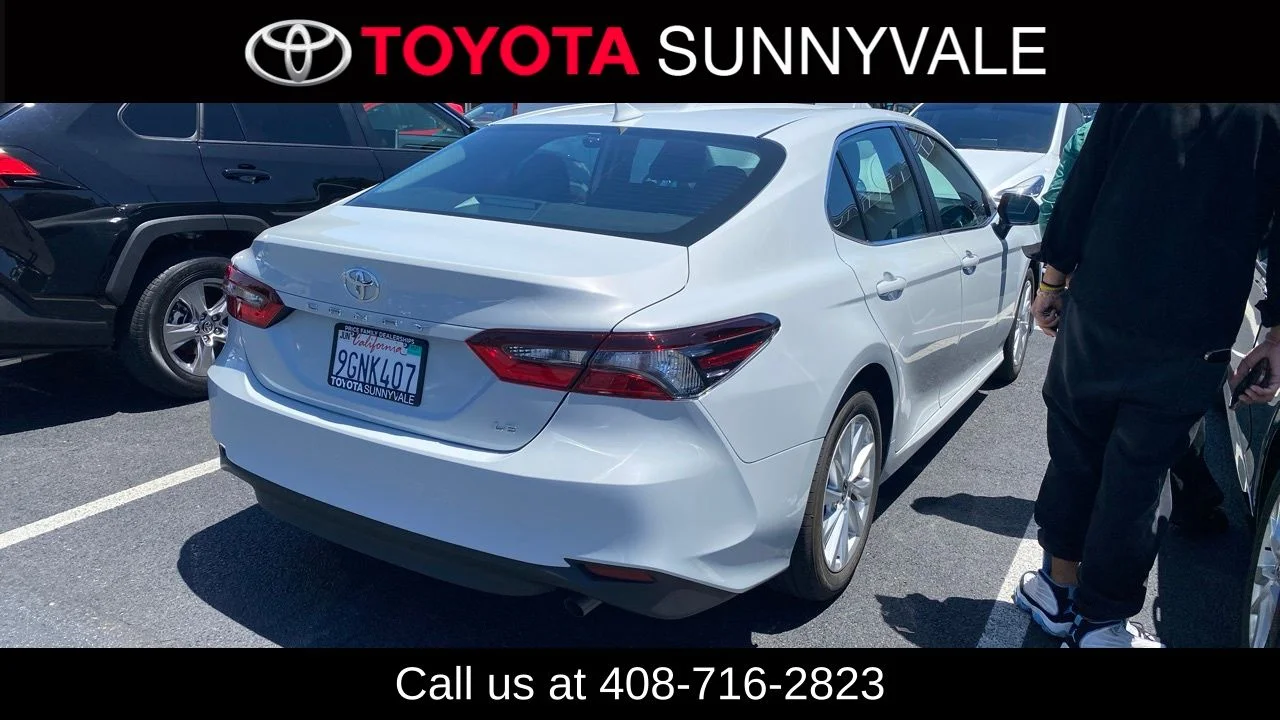 Certified Used 2023 White Toyota LE image 2