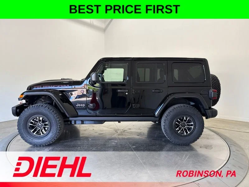 New 2026 Black Clear-Coat Exterior Paint Jeep Rubicon X image 4