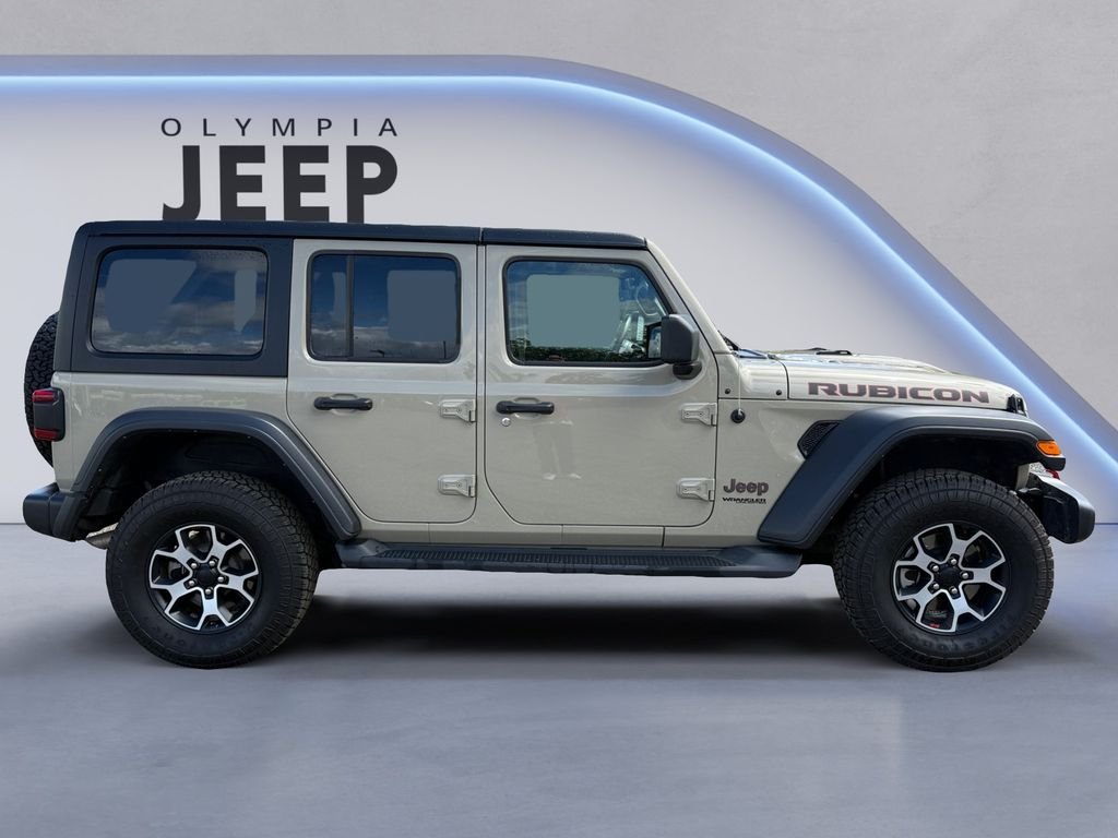 Used 2022 Beige Jeep Unlimited Rubicon image 8