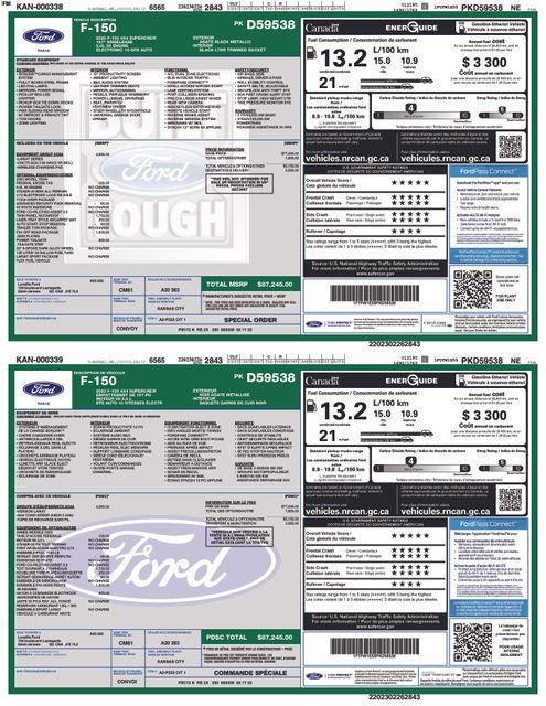 Certified Used 2023 Black Ford Lariat image 9