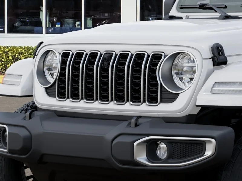 New 2026 Bright White Clear-Coat Exterior Paint Jeep Sahara image 11