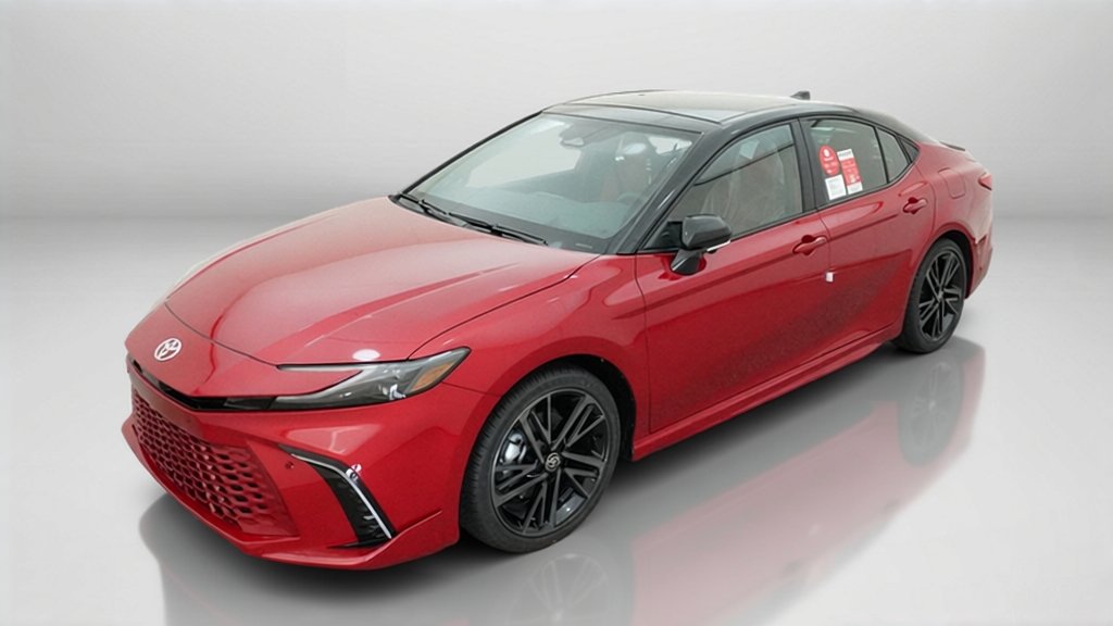 New 2027 Supersonic Red with Midnight Black Metallic roof Toyota XSE image 25