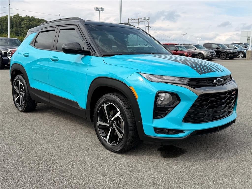 Used 2021 Oasis Blue Chevrolet RS image 7