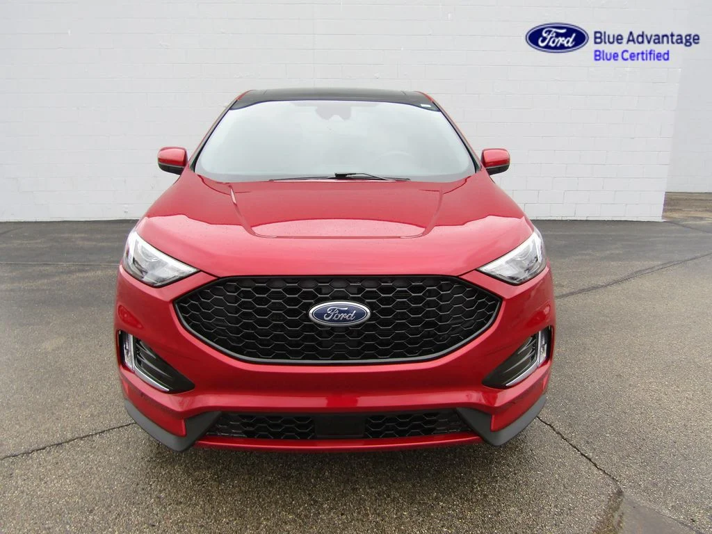 Certified Used 2024 Rapid Red Metallic Tinted Clearcoat Ford ST Line image 4