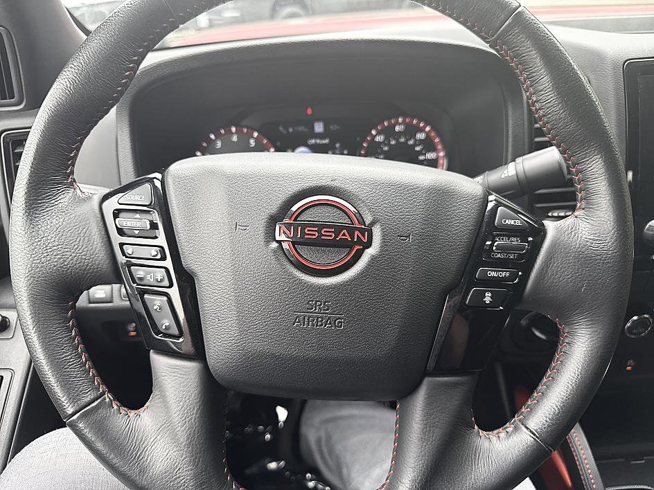 Used 2024 Cardinal Red Metallic Tricoat Nissan PRO-4X image 17