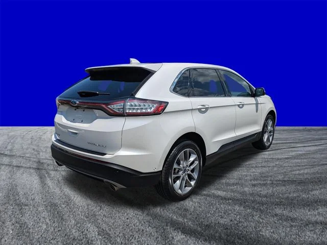 Certified Used 2017 White Platinum Clearcoat Metallic Ford Titanium image 4