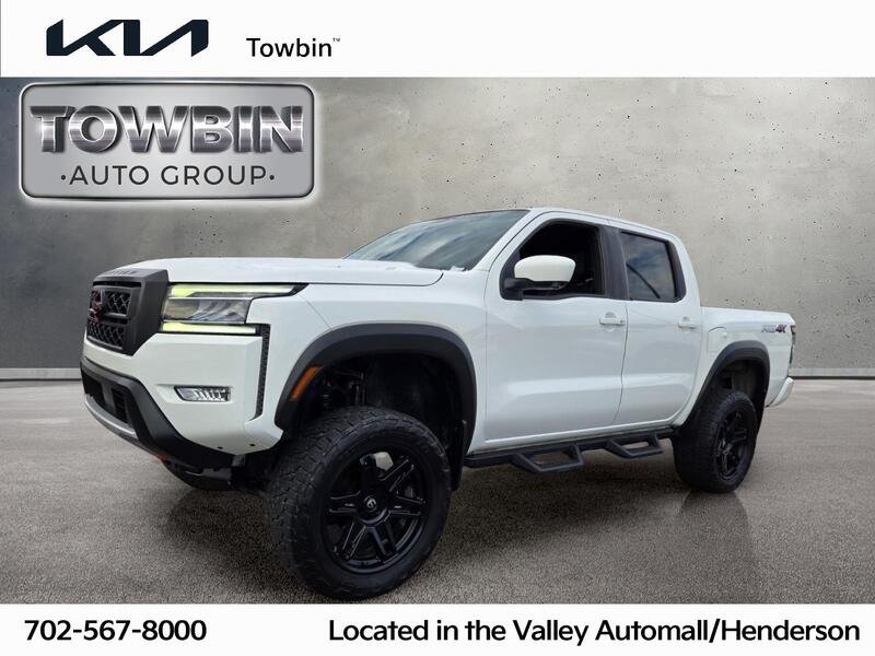 White 2022 Nissan Frontier Pickup Truck Four-Wheel Drive