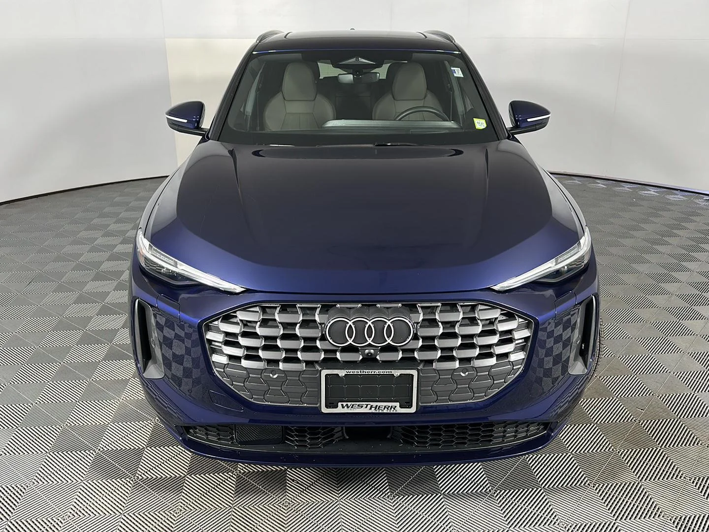 Used 2025 Navarra Blue Metallic Audi Premium Plus image 2