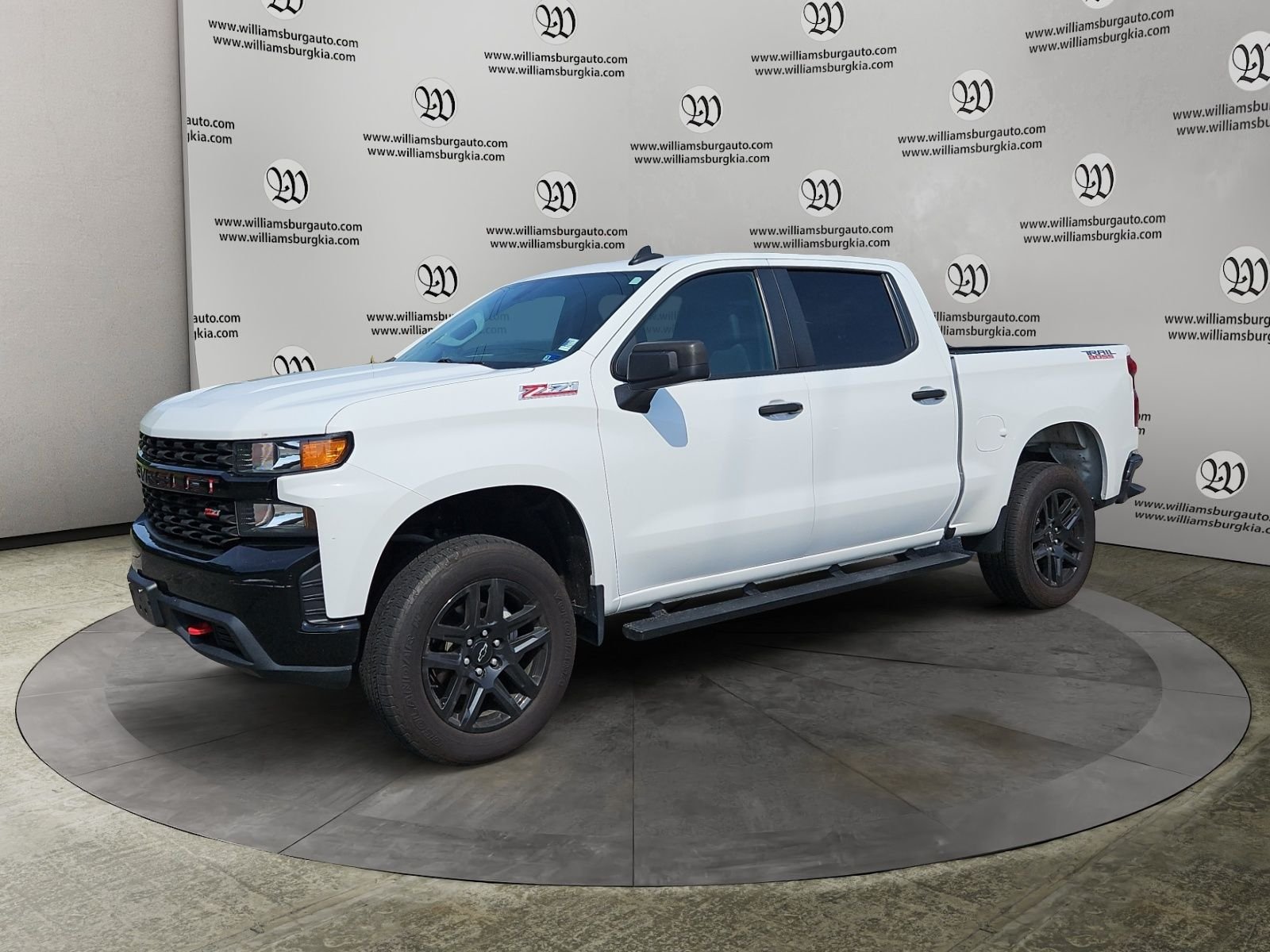Used 2021 White Chevrolet Custom Trail Boss image 1