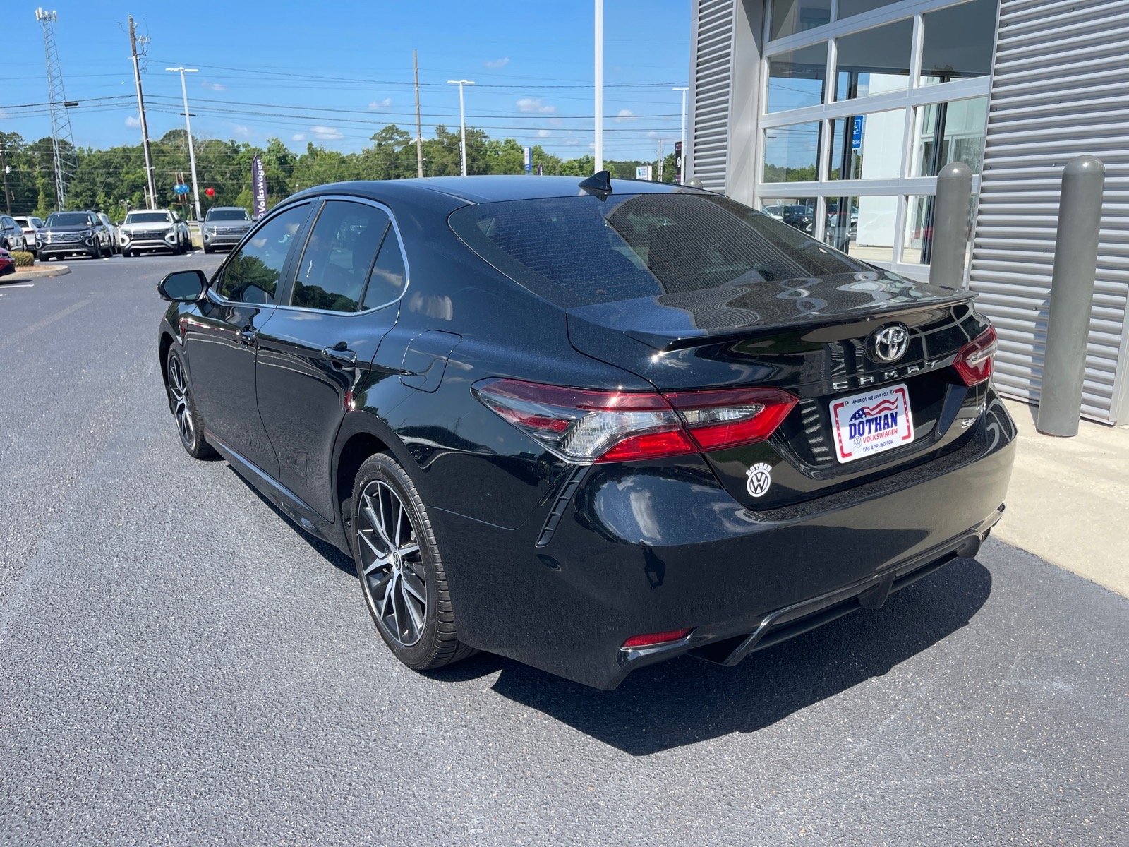 Used 2023 Midnight Black Metallic 218 Toyota SE image 12