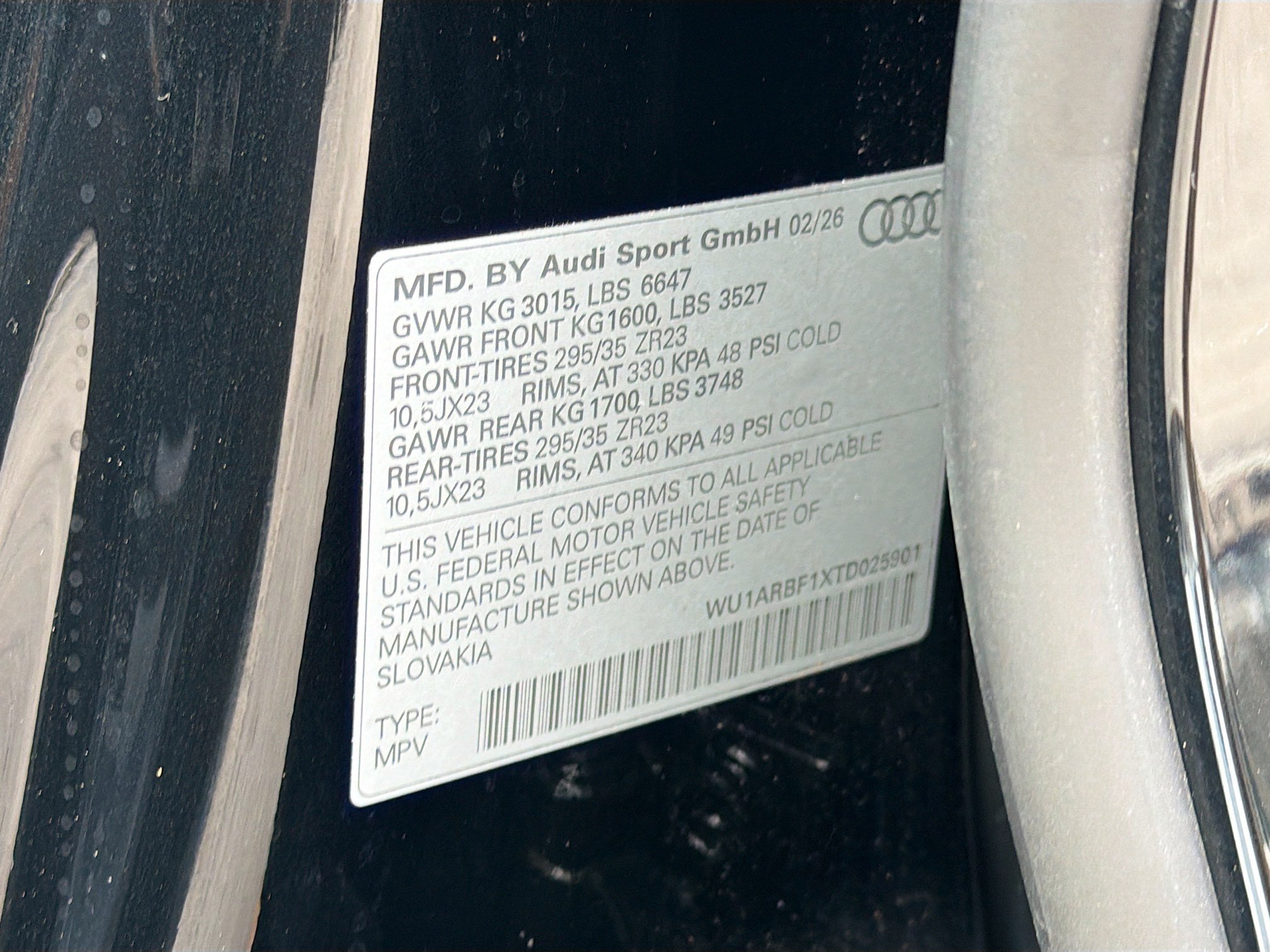 New 2026 Mythos Black Metallic Audi performance image 41