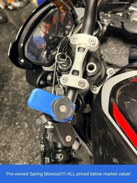 Used 2018 Black Triumph motorcycle image 35