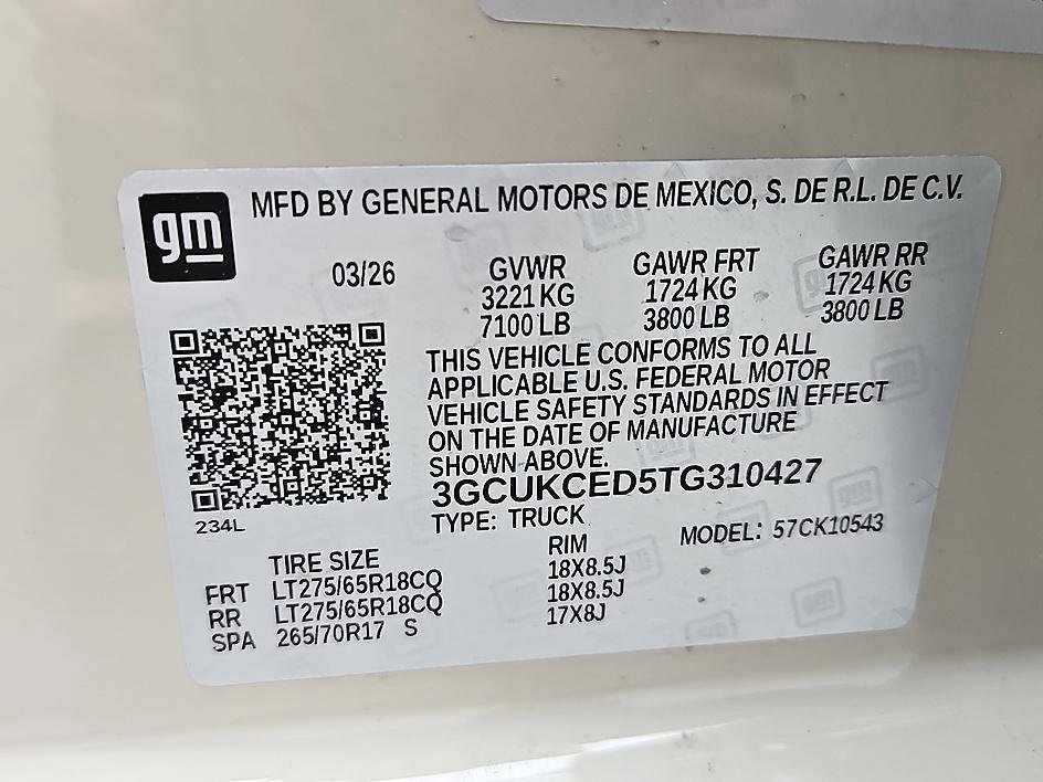 New 2026 White Sands Chevrolet Custom Trail Boss image 21