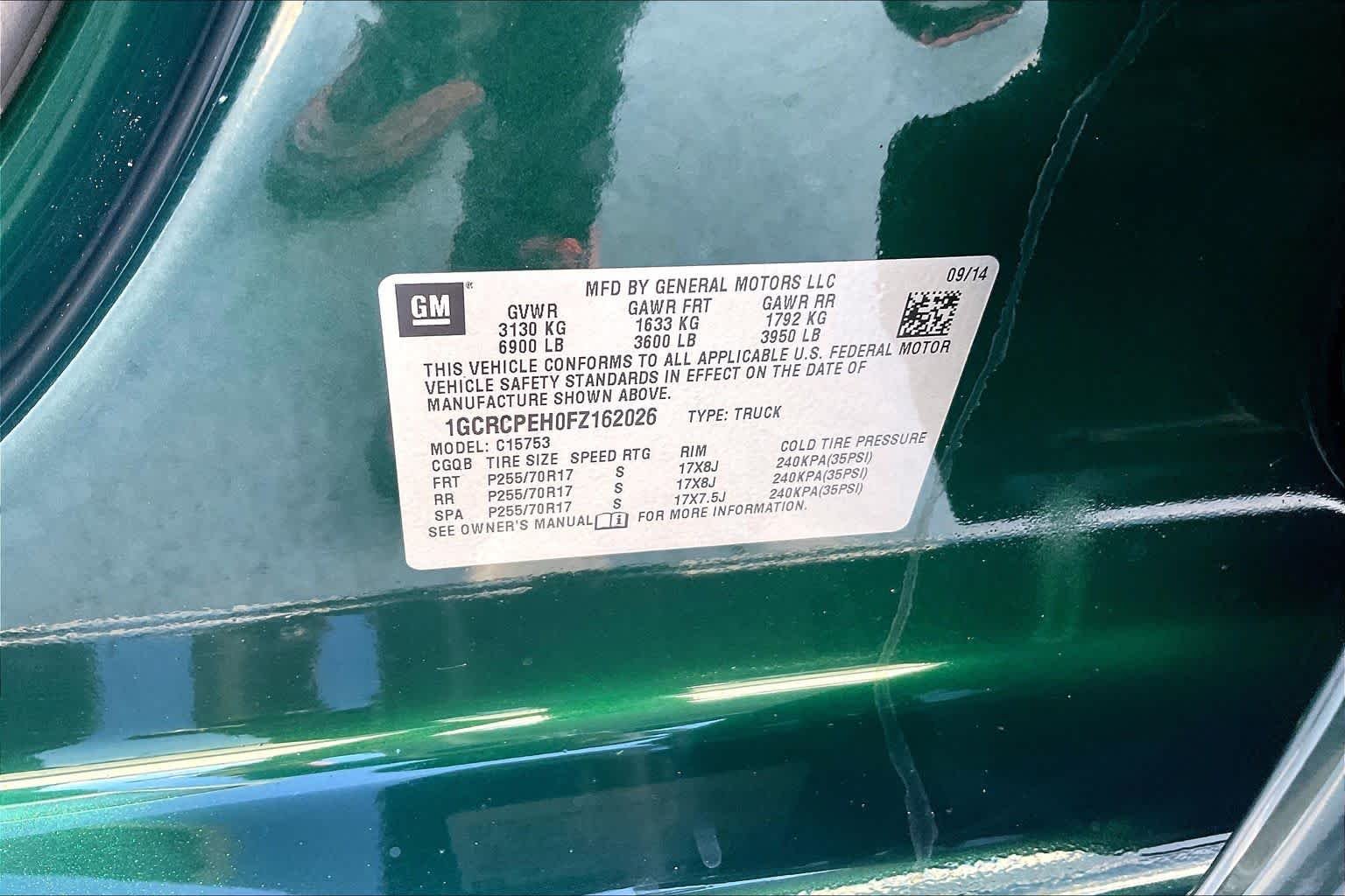 Used 2015 Rainforest Green Metallic Chevrolet LS image 34