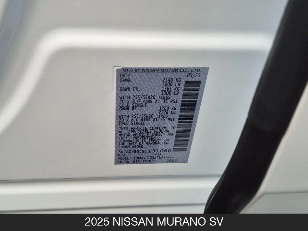 Used 2025 White Nissan SV image 25