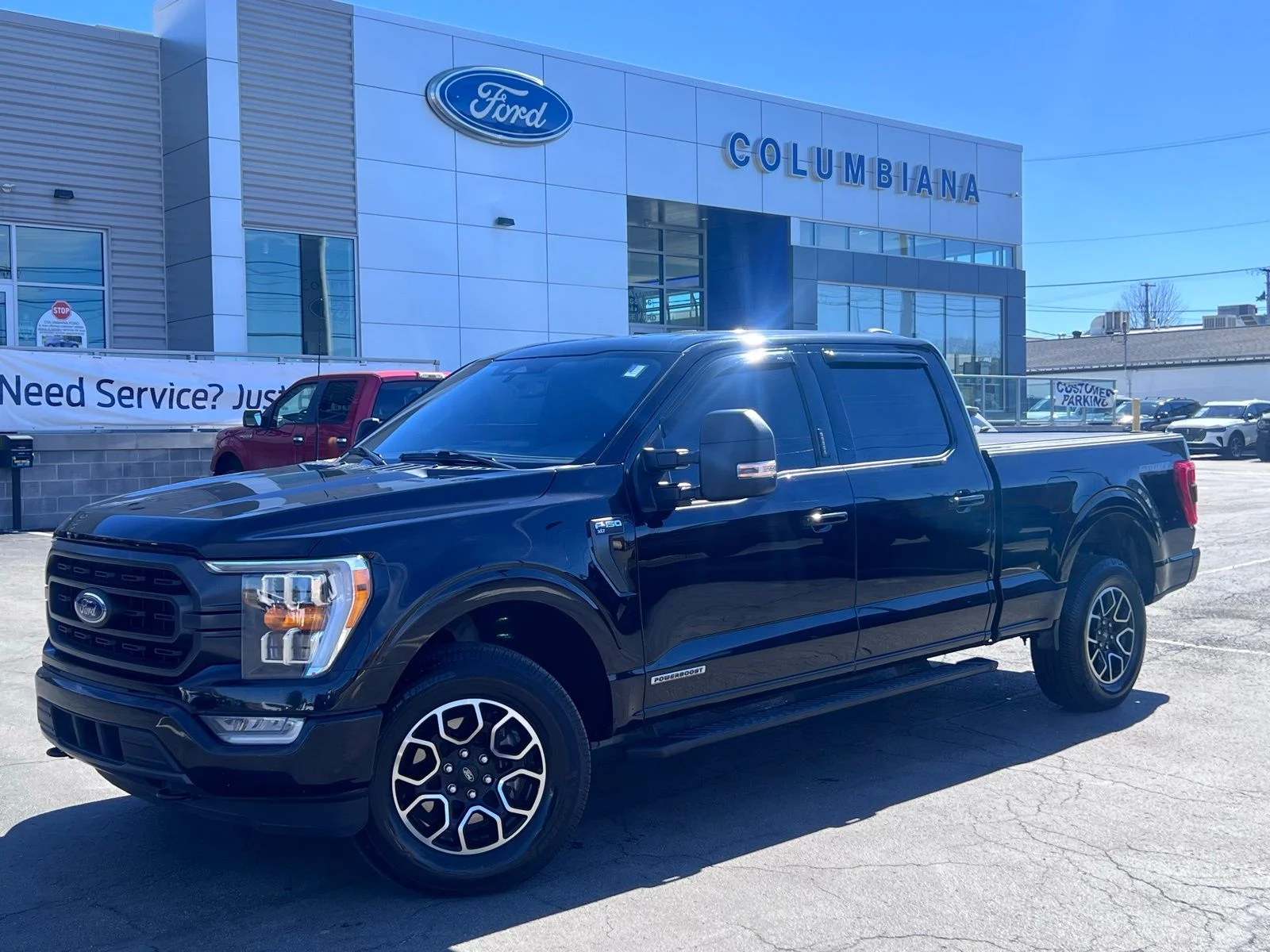 Used 2022 Black Metallic Ford XLT image 1