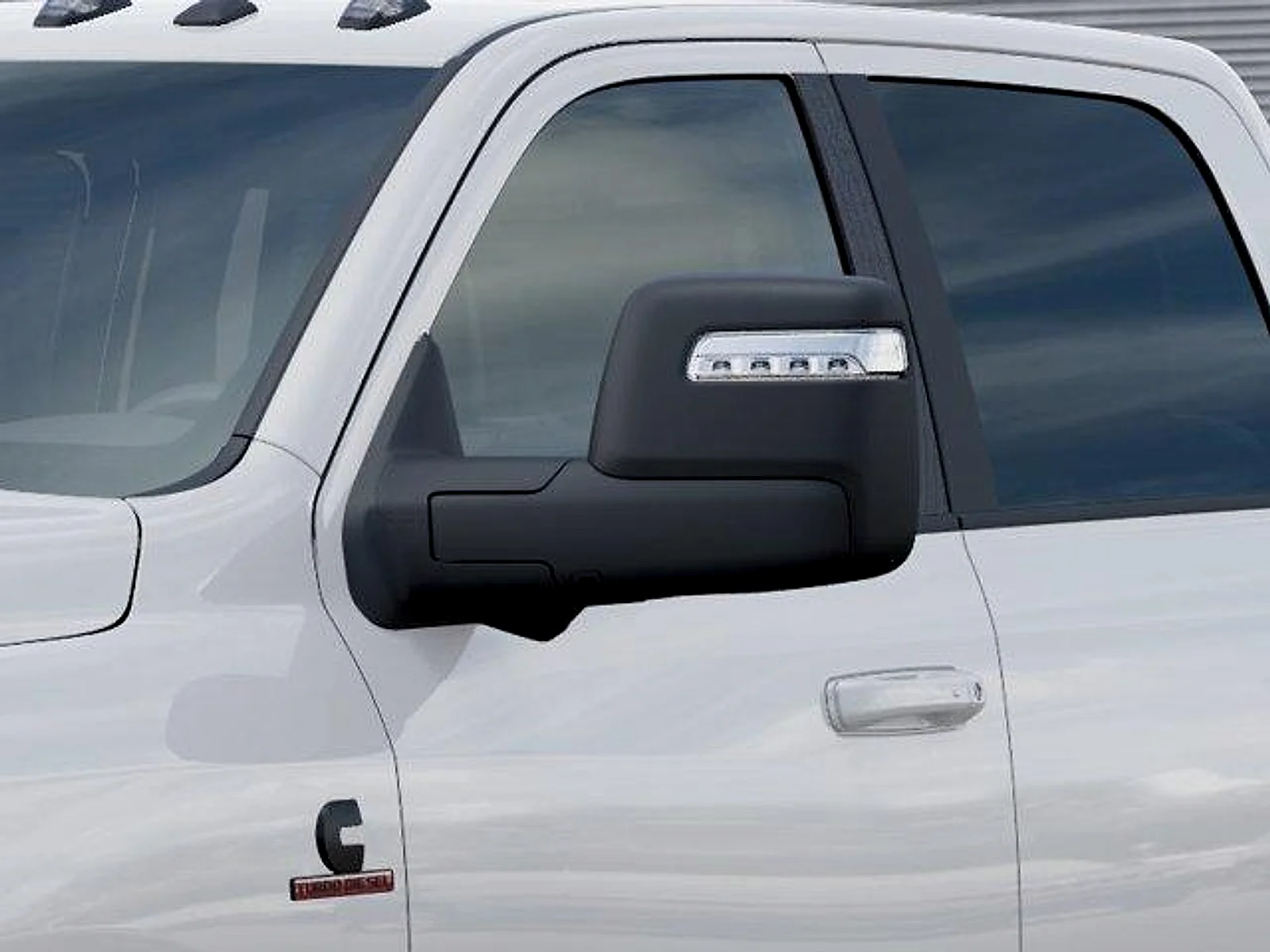 New 2027 Bright White Clear-Coat Exterior Paint RAM Laramie image 12