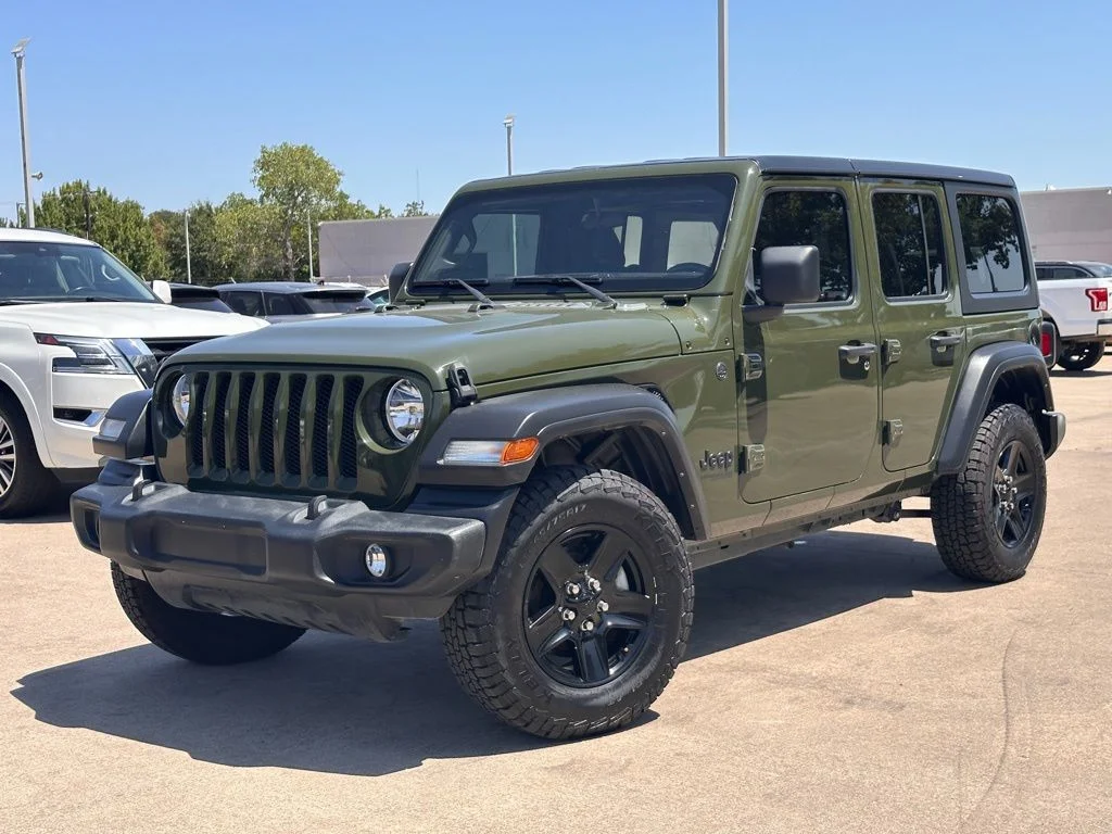 Used 2022 Green Jeep Unlimited Sport S image 6