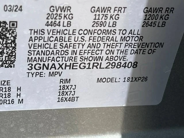 Used 2024 Sterling Gray Metallic Chevrolet LS image 14