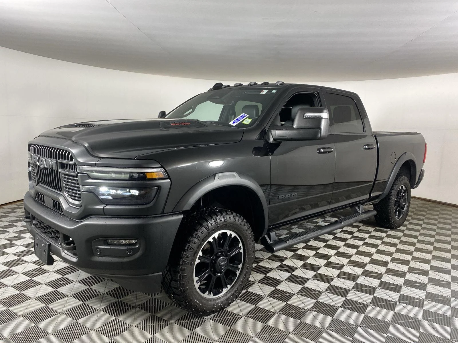 Used 2025 Diamond Black Crystal Pearlcoat Ram Rebel image 3