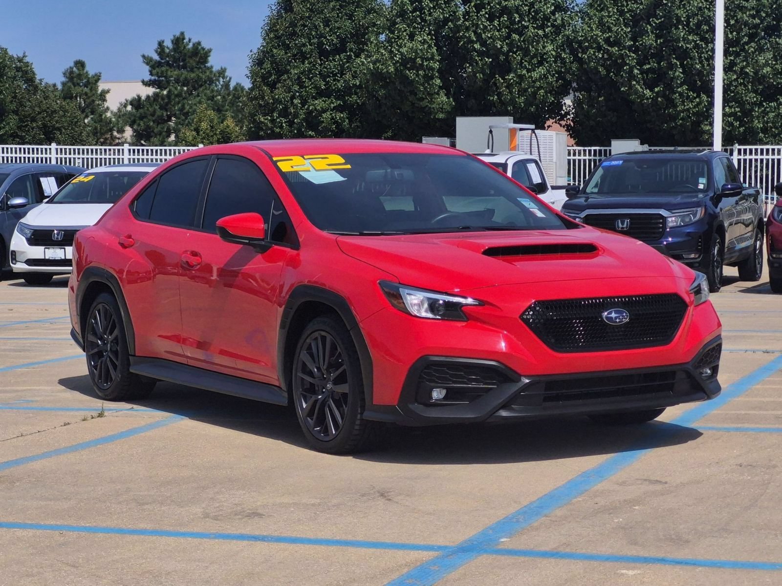 Used 2022 Ignition Red Subaru Premium AWD image 4
