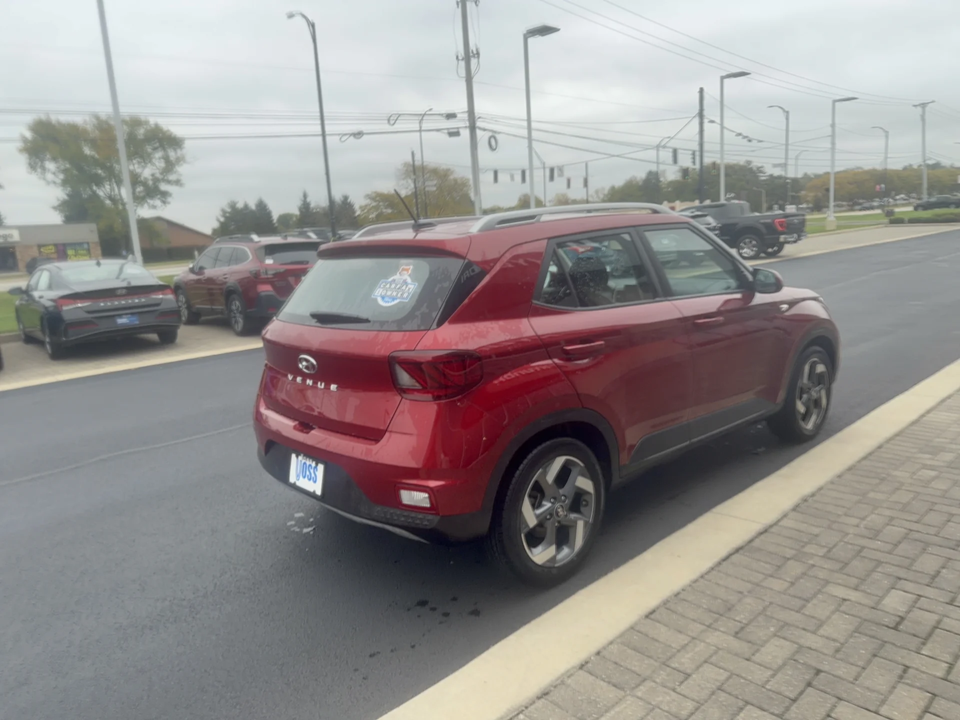 Used 2024 Ultimate Red Hyundai Limited image 4