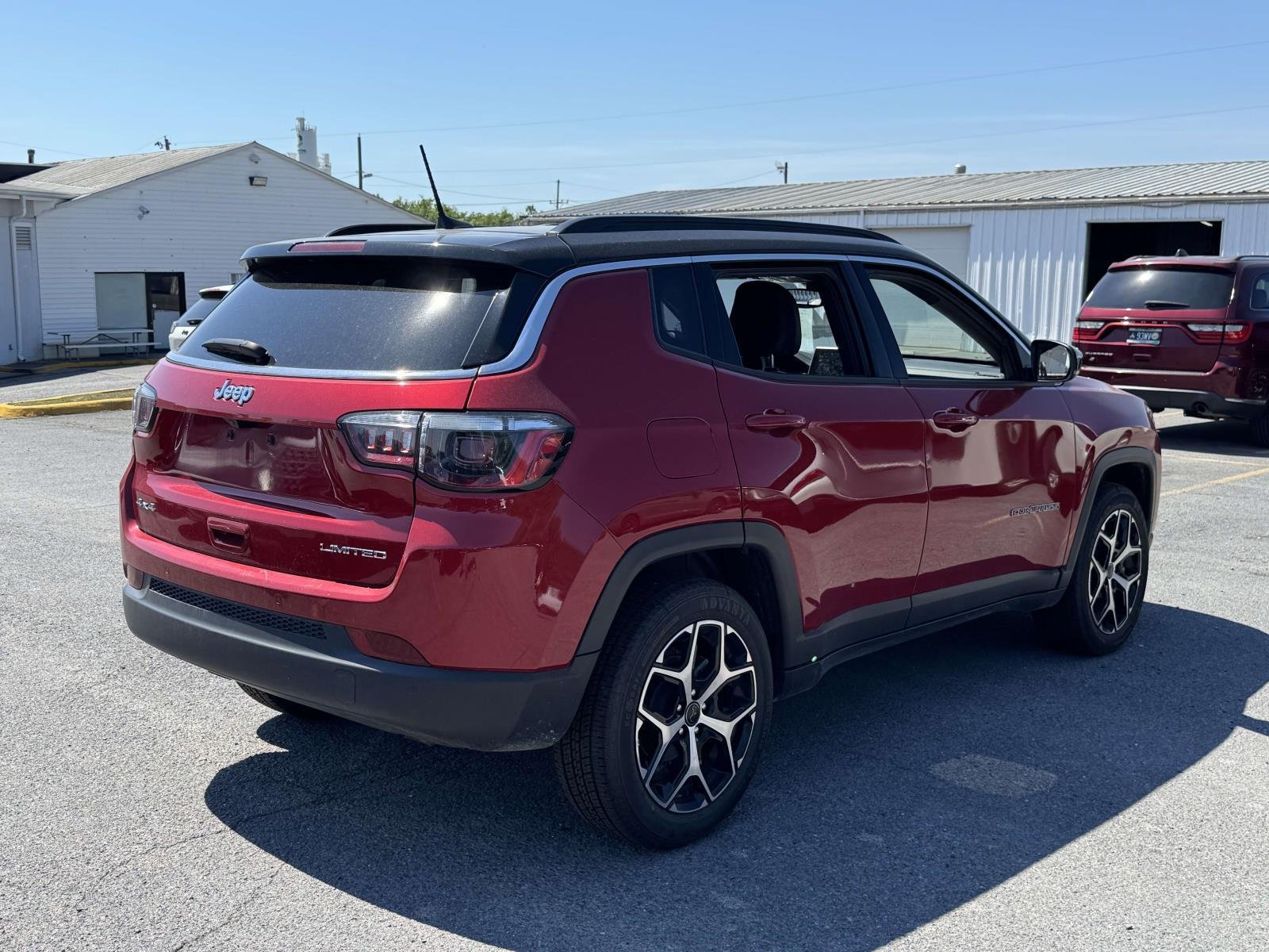 Used 2025 Red Hot Pearlcoat Jeep Limited image 3