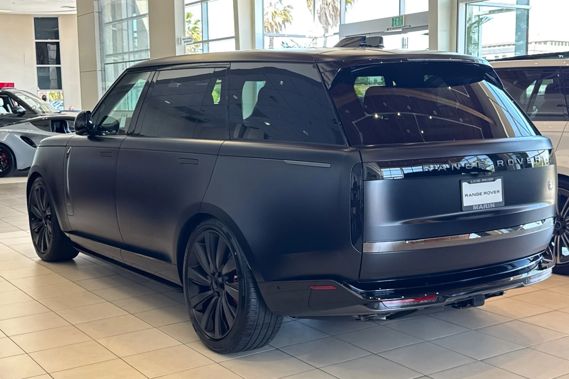 New 2026 Obsidian Black Satin Land Rover SV image 6