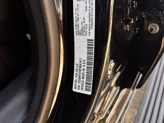 Used 2023 Diamond Black Crystal Pearlcoat Ram Limited image 25