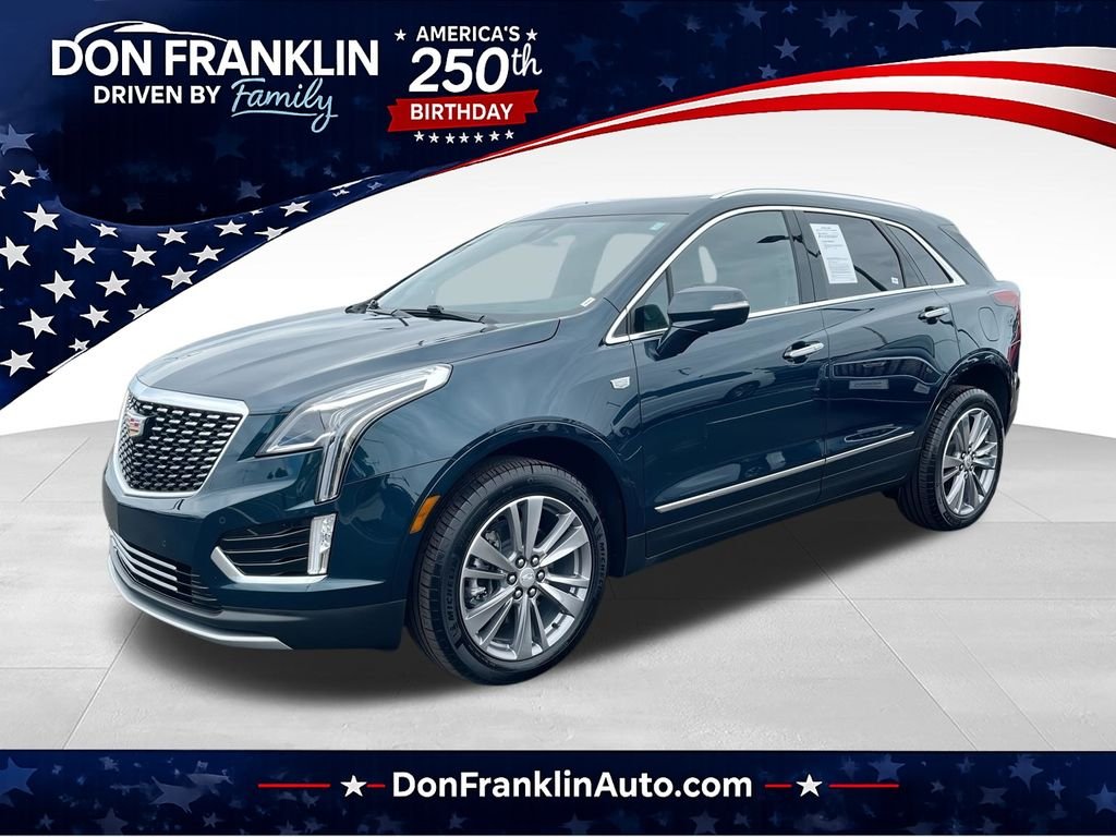 Used 2025 Green Cadillac Premium Luxury image 1