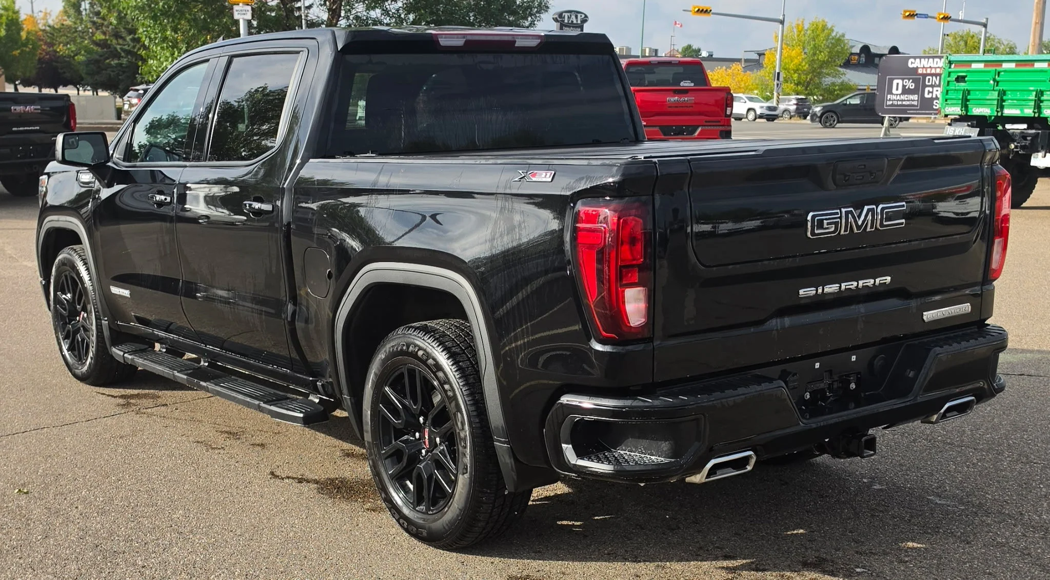 Used 2021 Black GMC Elevation Crew 3.0L X31 Package 4x4 image 3