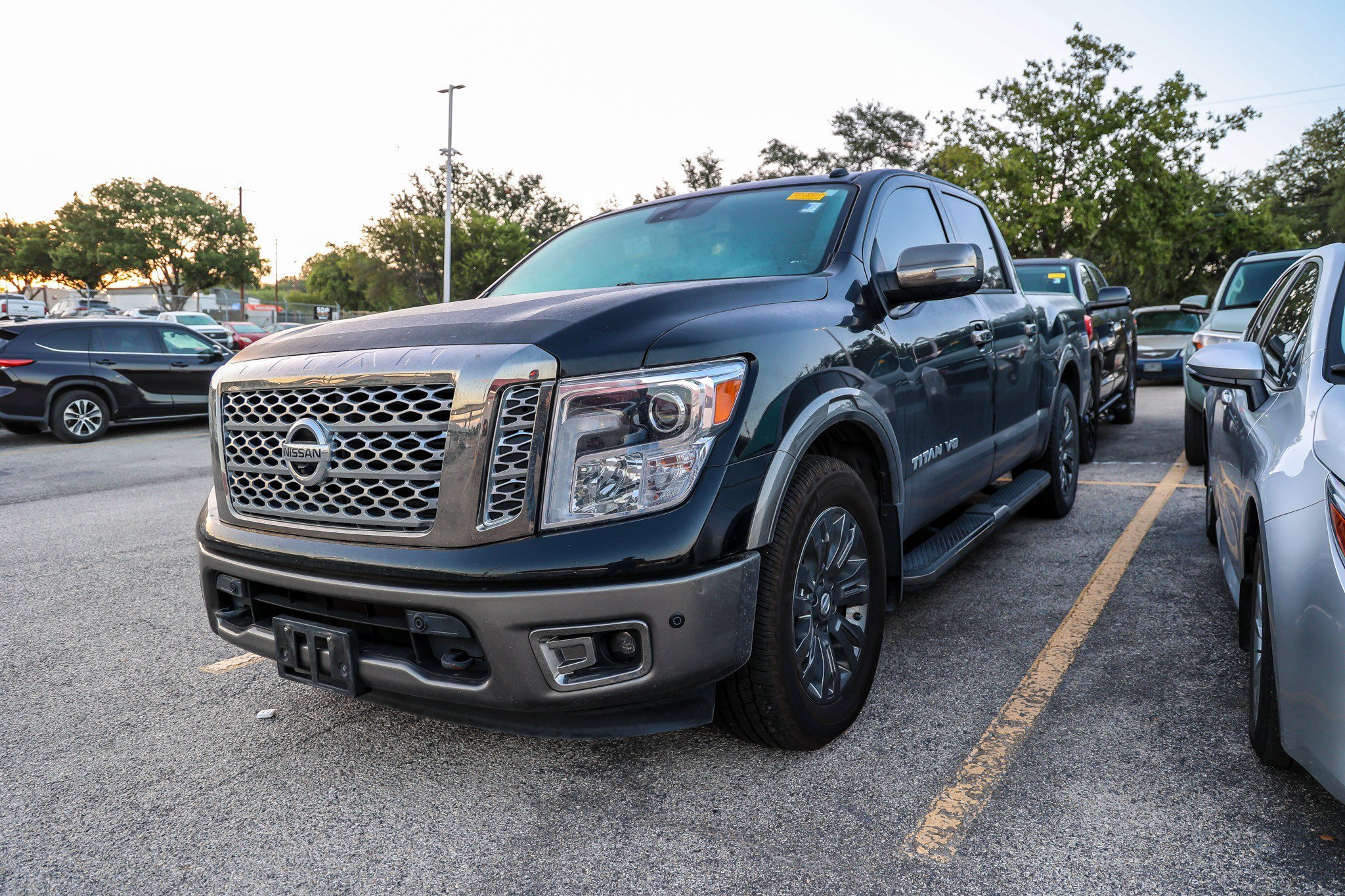 Used 2018 Magnetic Black Nissan Platinum Reserve image 1