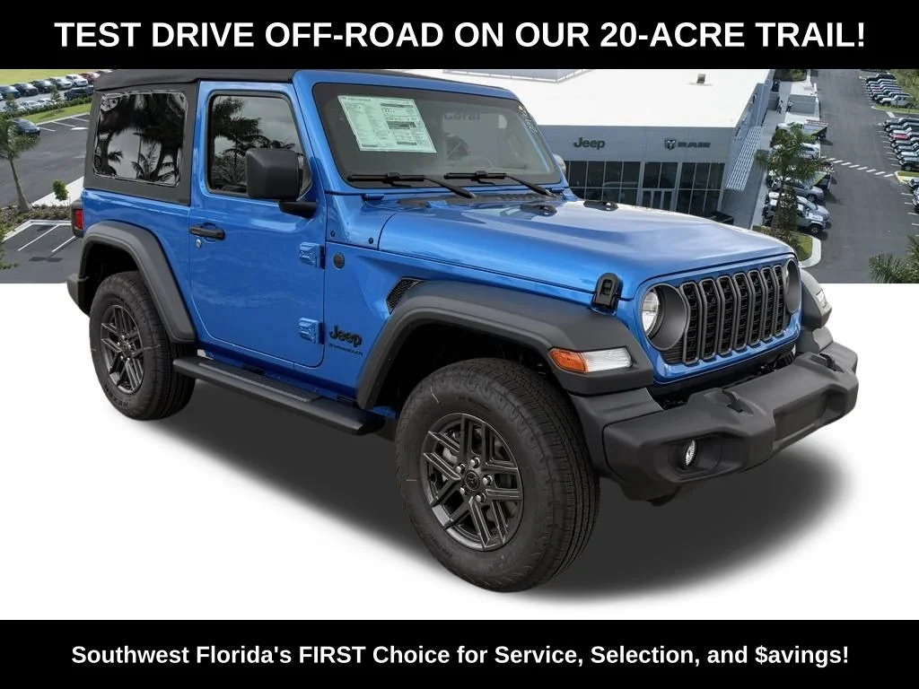 New 2026 Hydro Blue Pearl-Coat Exterior Paint Jeep Sport image 2