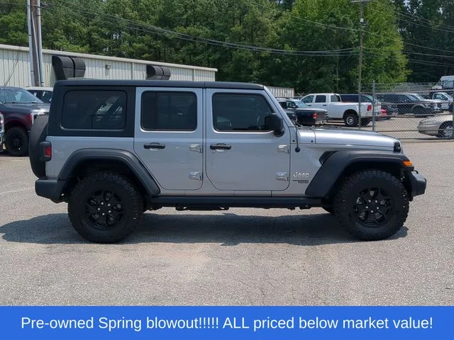 Used 2021 Silver Jeep Unlimited Sport S image 14