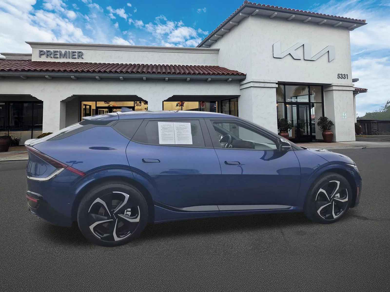 Certified Used 2022 Yacht Blue Kia GT-Line image 9