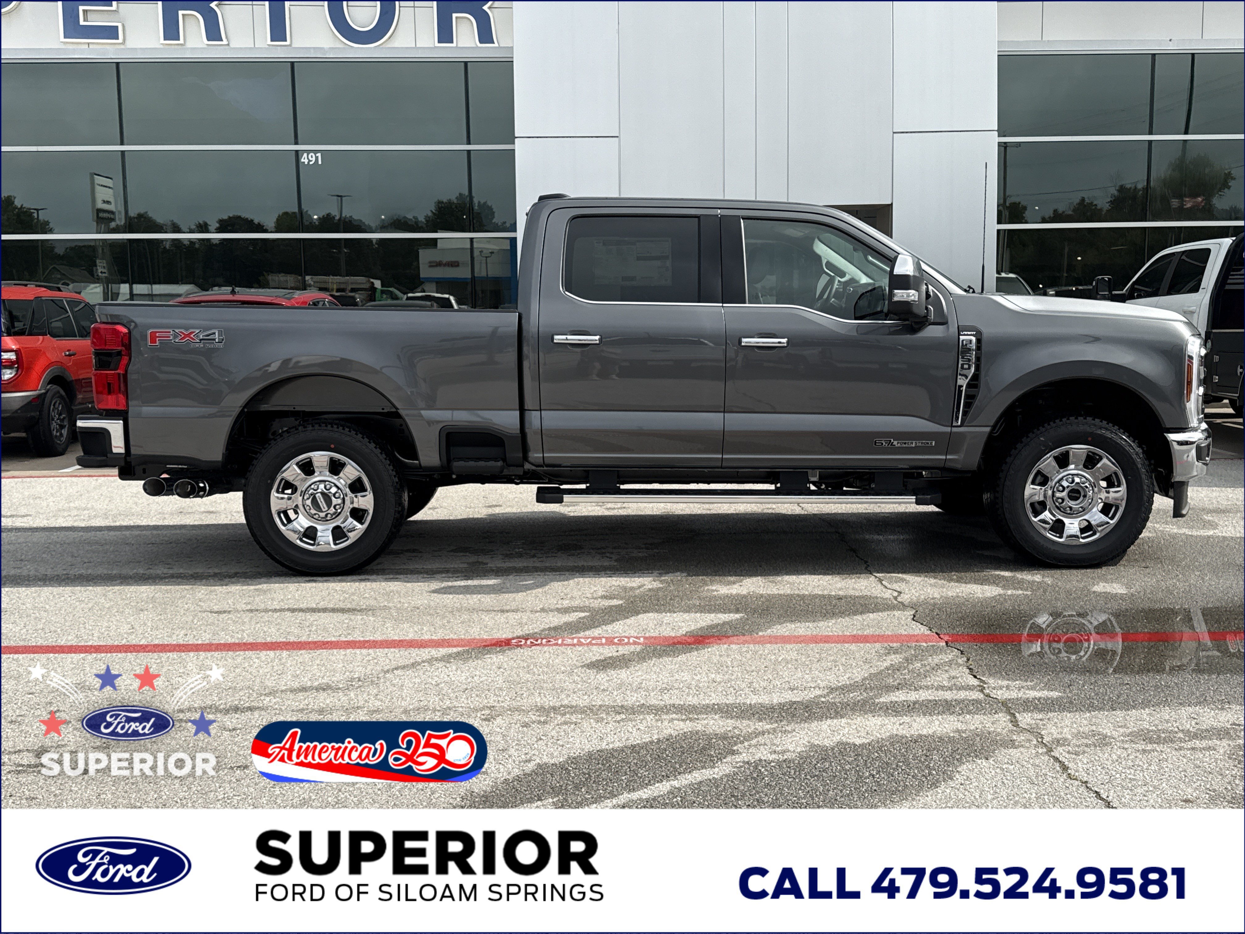 New 2026 Carbonized Gray Metallic Ford Lariat 4WD image 2