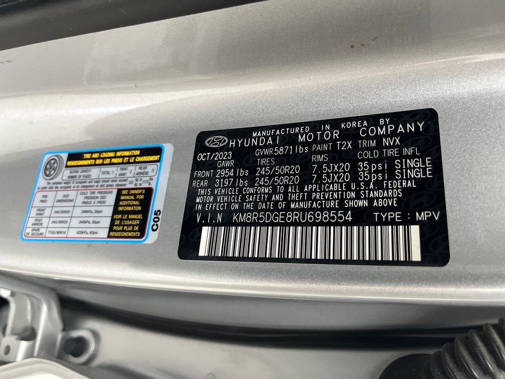 Used 2024 Silver Hyundai Limited image 21