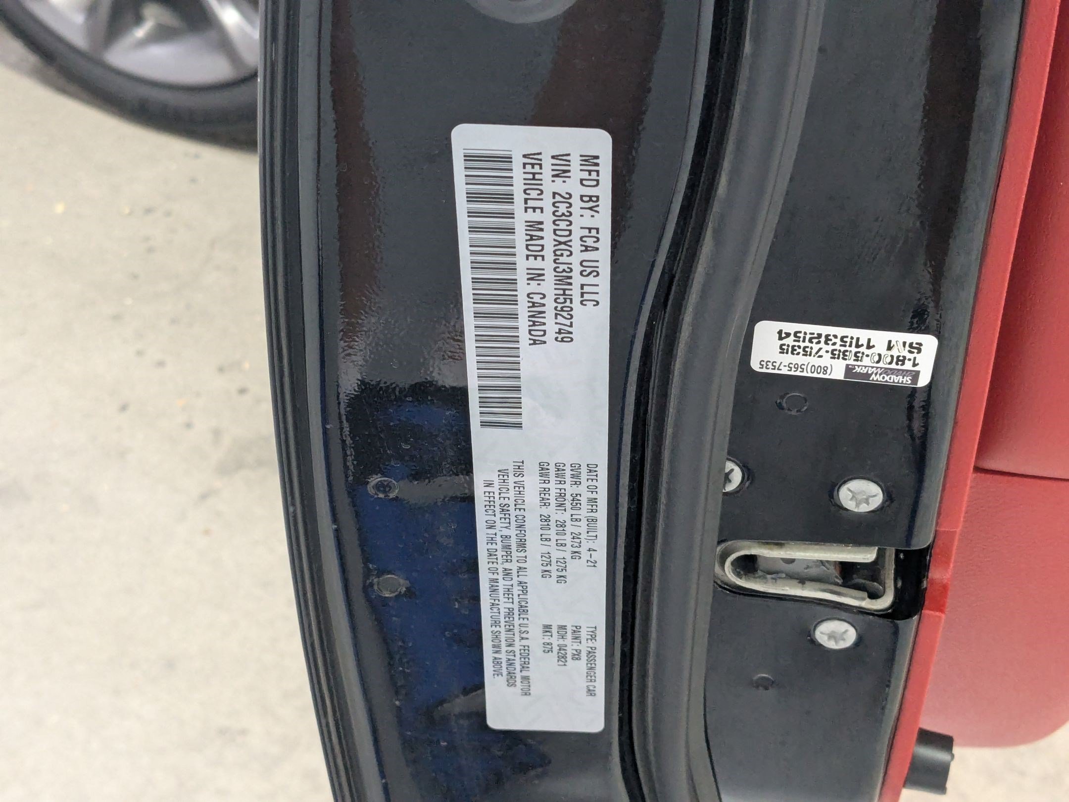 Used 2021 Pitch Black Clearcoat Dodge Scat Pack image 27