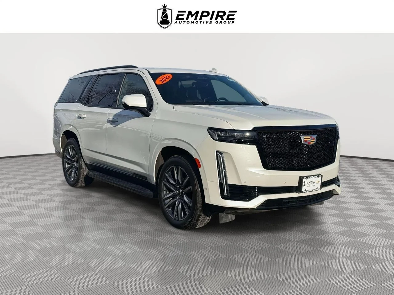Used 2023 Crystal White Tricoat Cadillac 4WD Sport Platinum image 1