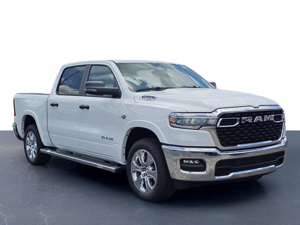 New 2026 Bright White Clear-Coat Exterior Paint RAM Big Horn/Lone Star image 5