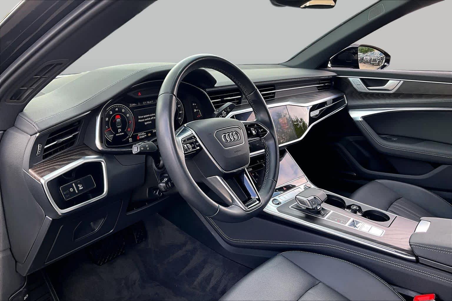Used 2023 Mythos Black Metallic Audi Premium Plus image 16