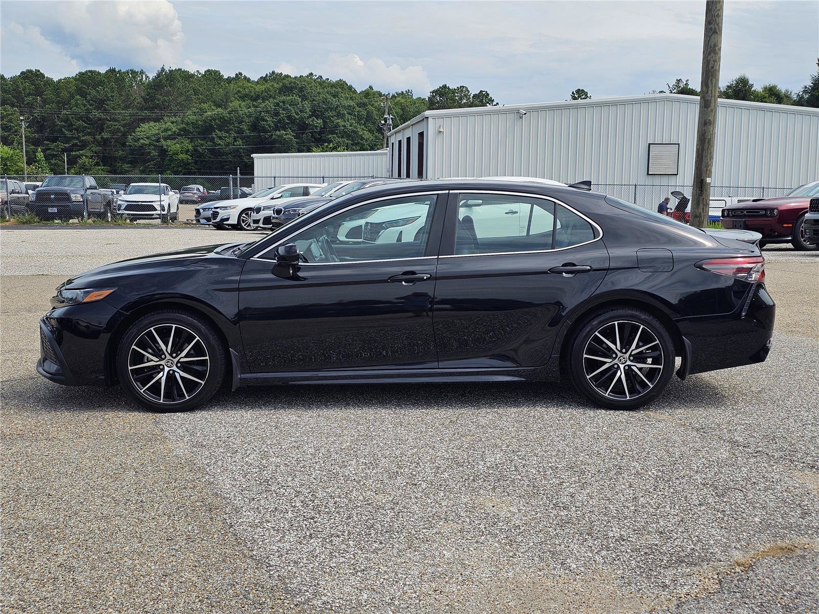 Used 2024 Midnight Black Metallic Toyota SE image 12